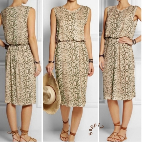 🆕 ZIMMERMANN  SNAKE PRINT SLEEVELESS  DRESS - Picture 7 of 7